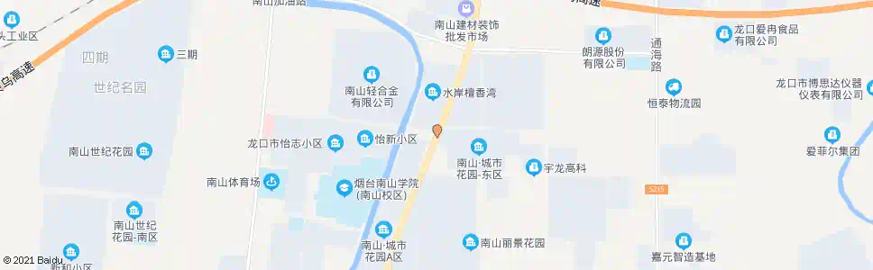 烟台城市花园北门_公交站地图_烟台公交_妙搜公交查询2025