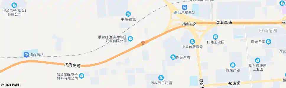 烟台回里收费站(北)_公交站地图_烟台公交_妙搜公交查询2025
