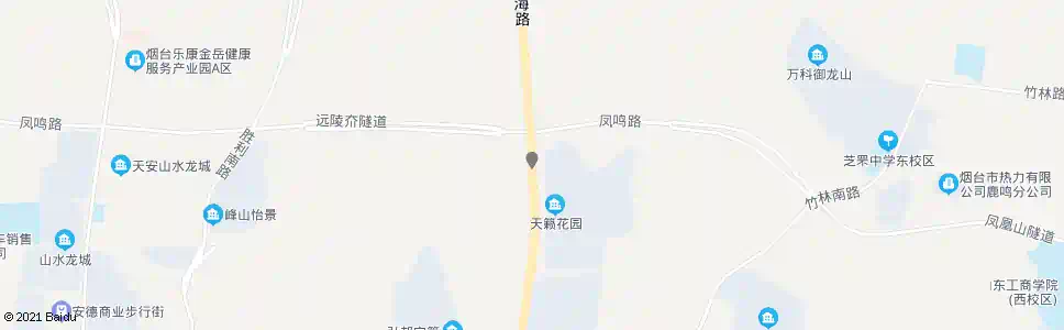 烟台天籁花园_公交站地图_烟台公交_妙搜公交查询2025