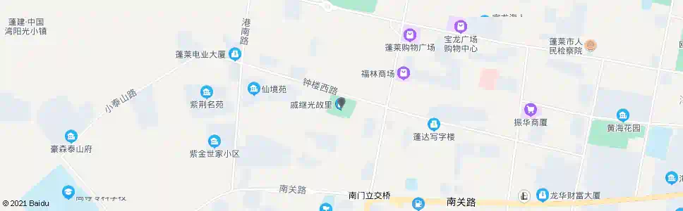 烟台戚继光故里_公交站地图_烟台公交_妙搜公交查询2025
