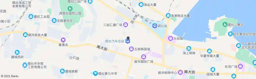 烟台汽车站北门_公交站地图_烟台公交_妙搜公交查询2025