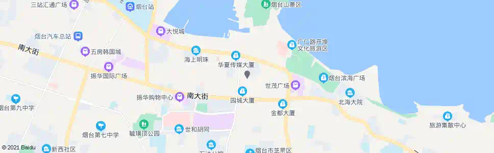烟台太平洋大酒店_公交站地图_烟台公交_妙搜公交查询2025