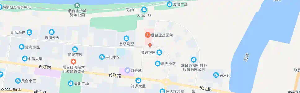 烟台烟台业达医院_公交站地图_烟台公交_妙搜公交查询2025