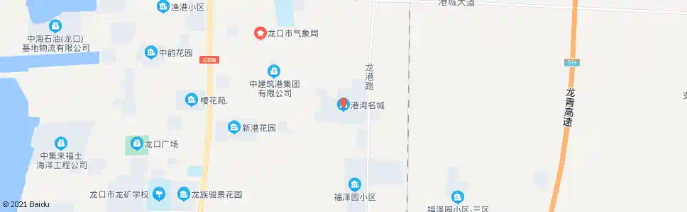 烟台港湾名城_公交站地图_烟台公交_妙搜公交查询2025