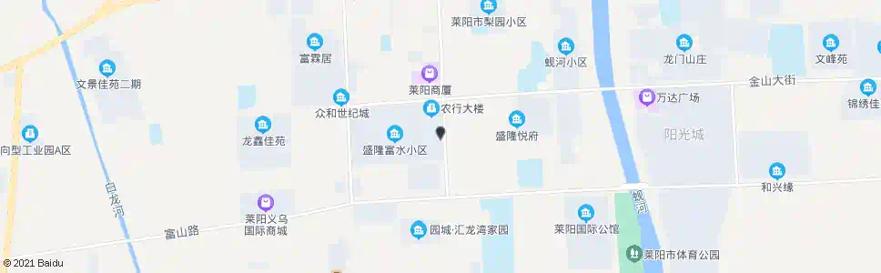 烟台富水小区东门_公交站地图_烟台公交_妙搜公交查询2025