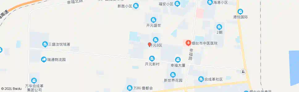 烟台烟台四中(开元新村)_公交站地图_烟台公交_妙搜公交查询2025