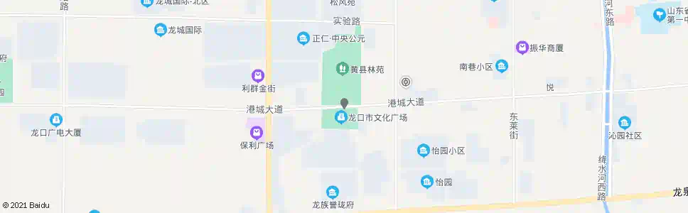 烟台文化广场_公交站地图_烟台公交_妙搜公交查询2025