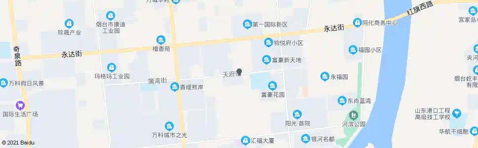 烟台富豪国际(韩康国药号老字号药店)_公交站地图_烟台公交_妙搜公交查询2025