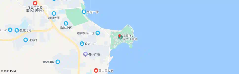 烟台烟台海昌鲸鲨馆_公交站地图_烟台公交_妙搜公交查询2025