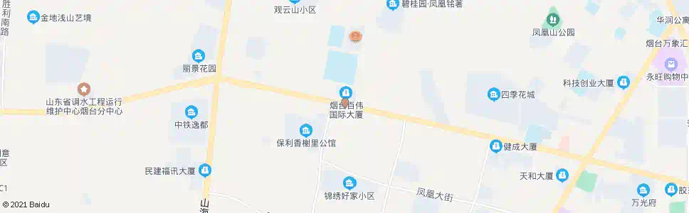 烟台枣园家俱城_公交站地图_烟台公交_妙搜公交查询2025