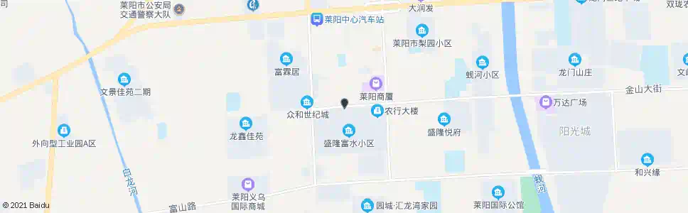 烟台富水小区北门_公交站地图_烟台公交_妙搜公交查询2025