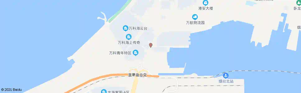 烟台三水合一花园_公交站地图_烟台公交_妙搜公交查询2025