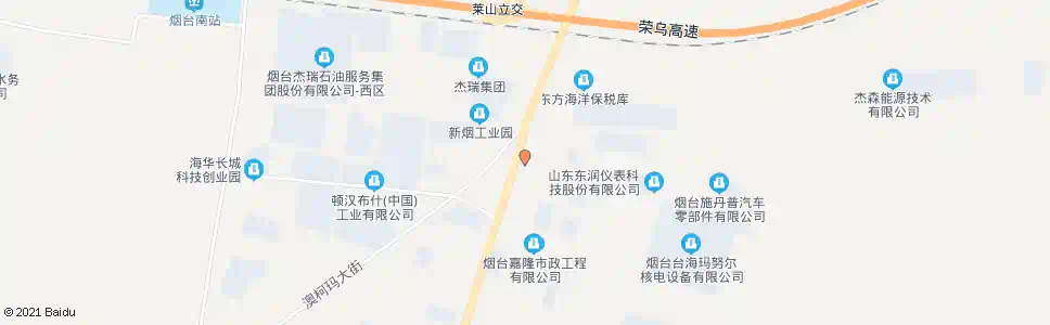 烟台堂海石材_公交站地图_烟台公交_妙搜公交查询2025
