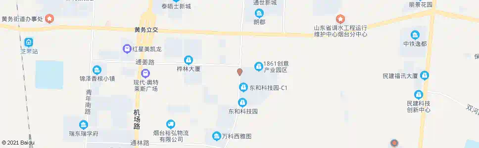 烟台1861创意公园_公交站地图_烟台公交_妙搜公交查询2025