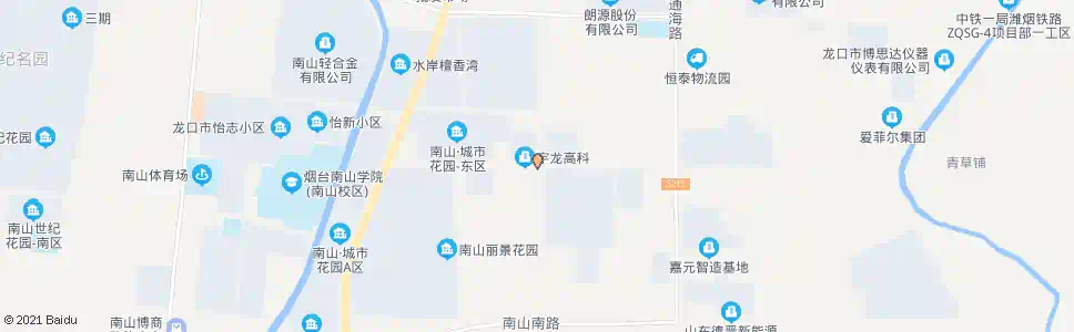 烟台宇龙胶业_公交站地图_烟台公交_妙搜公交查询2025