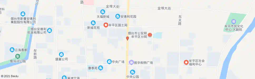 烟台城北村_公交站地图_烟台公交_妙搜公交查询2025
