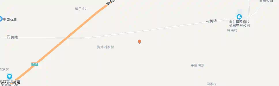 烟台台上李家_公交站地图_烟台公交_妙搜公交查询2025