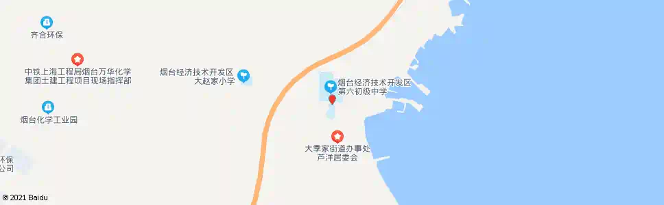 烟台芦洋村_公交站地图_烟台公交_妙搜公交查询2025