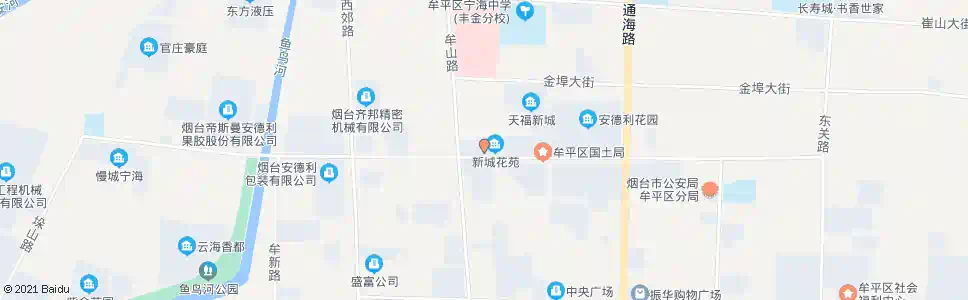 烟台翰文诊所_公交站地图_烟台公交_妙搜公交查询2025