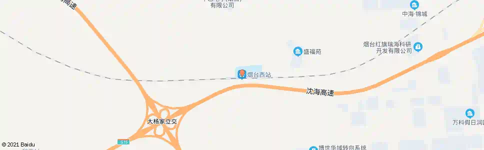 烟台鱼池头村西_公交站地图_烟台公交_妙搜公交查询2025