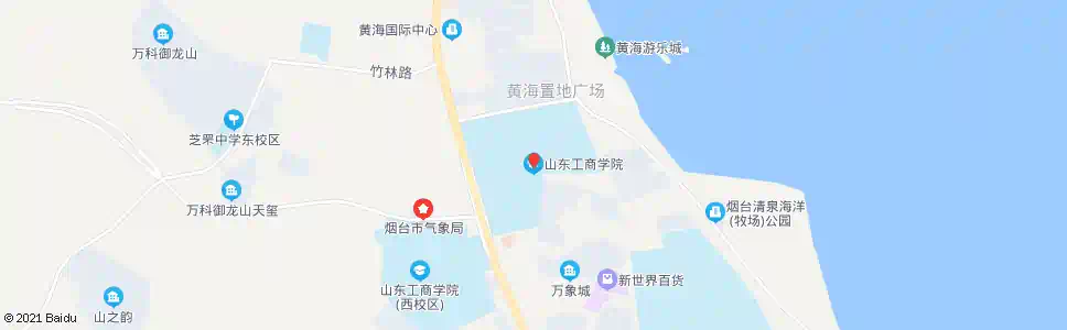 烟台山东工商学院_公交站地图_烟台公交_妙搜公交查询2025