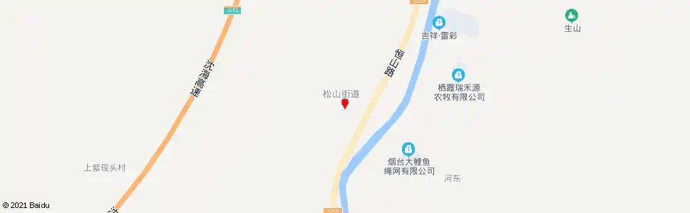 烟台松山街道办事处_公交站地图_烟台公交_妙搜公交查询2025