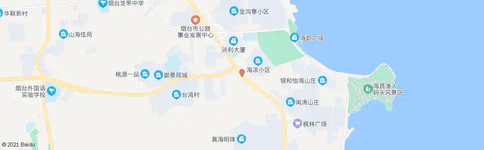 烟台海滨小区_公交站地图_烟台公交_妙搜公交查询2025