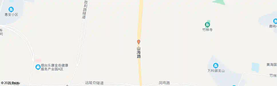 烟台塔山隧道南站_公交站地图_烟台公交_妙搜公交查询2025