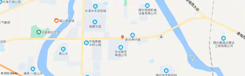 烟台华润雪花啤酒_公交站地图_烟台公交_妙搜公交查询2025