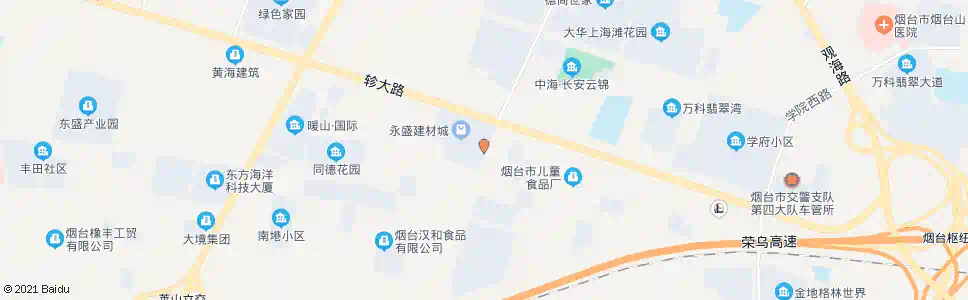 烟台东方建材市场_公交站地图_烟台公交_妙搜公交查询2025