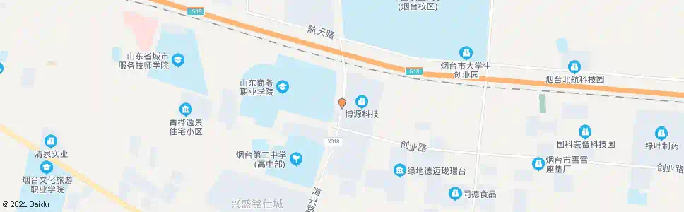 烟台交通职业学校_公交站地图_烟台公交_妙搜公交查询2025