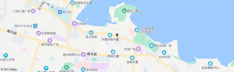 烟台烟台日报社_公交站地图_烟台公交_妙搜公交查询2025