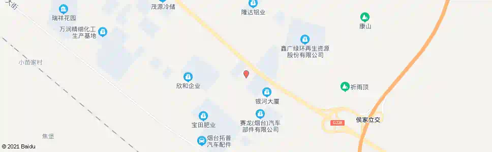 烟台华威工贸_公交站地图_烟台公交_妙搜公交查询2025