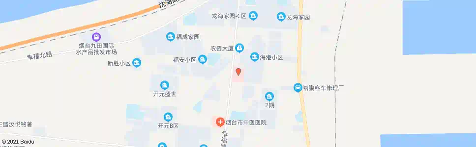 烟台海港医院_公交站地图_烟台公交_妙搜公交查询2025