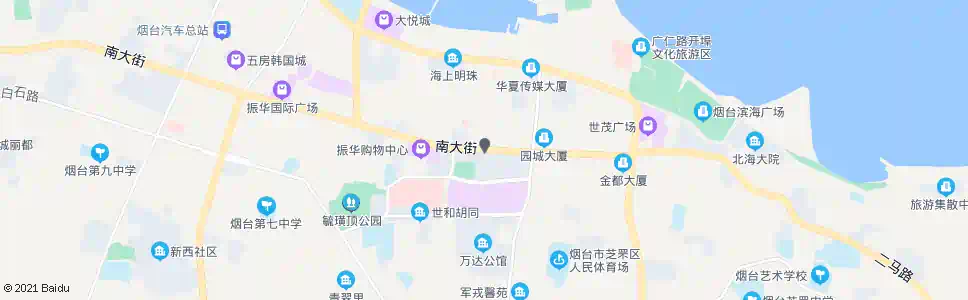 烟台文化中心(茂昌眼镜)_公交站地图_烟台公交_妙搜公交查询2025