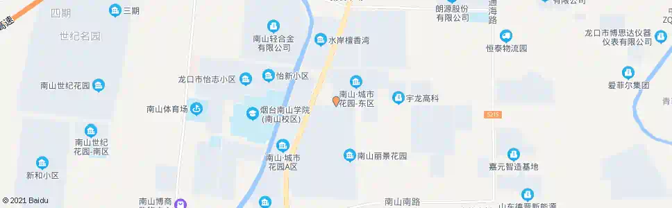 烟台丽景花园北门_公交站地图_烟台公交_妙搜公交查询2025