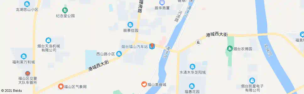 烟台福山汽车站_公交站地图_烟台公交_妙搜公交查询2025
