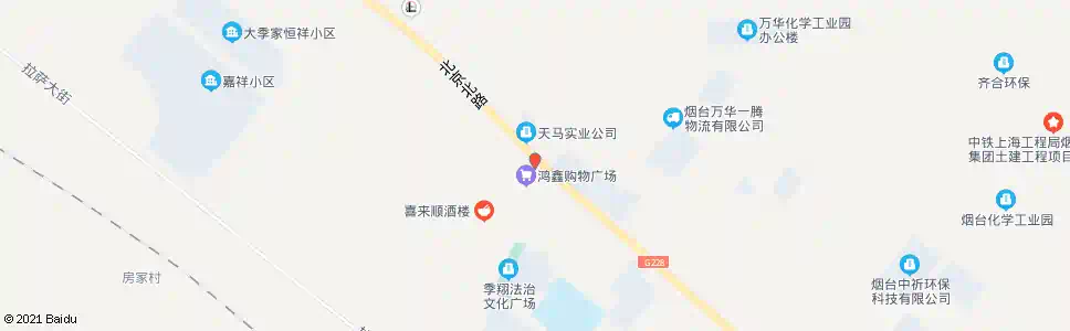 烟台联发水产_公交站地图_烟台公交_妙搜公交查询2025