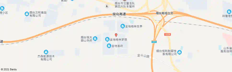 烟台金地格林世界_公交站地图_烟台公交_妙搜公交查询2025