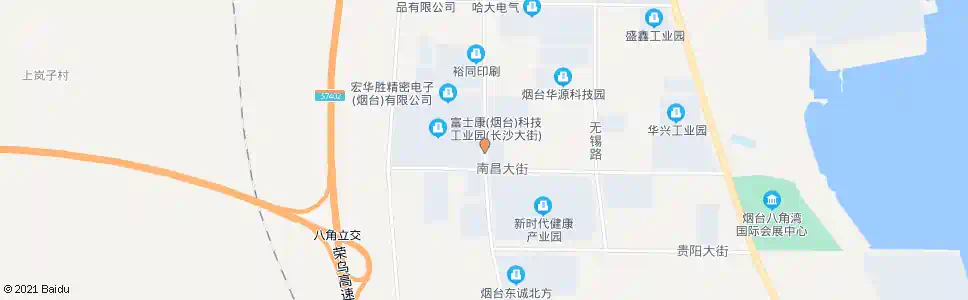 烟台富士康八角工业园_公交站地图_烟台公交_妙搜公交查询2025