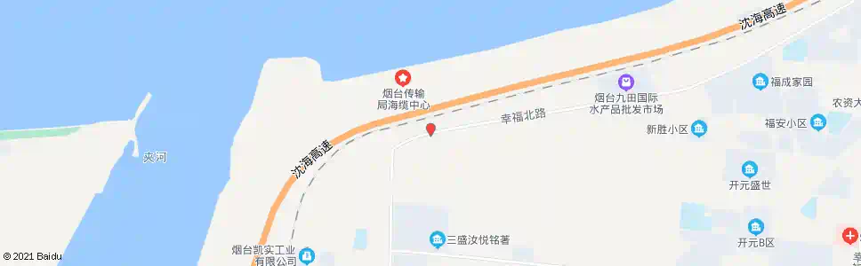 烟台幸福北路西口_公交站地图_烟台公交_妙搜公交查询2025