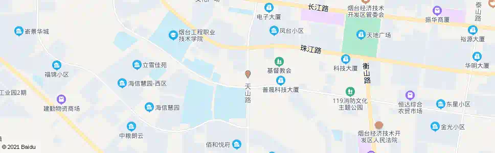 烟台业达工业园_公交站地图_烟台公交_妙搜公交查询2025