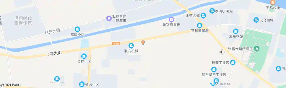 烟台黄金园宾馆_公交站地图_烟台公交_妙搜公交查询2025