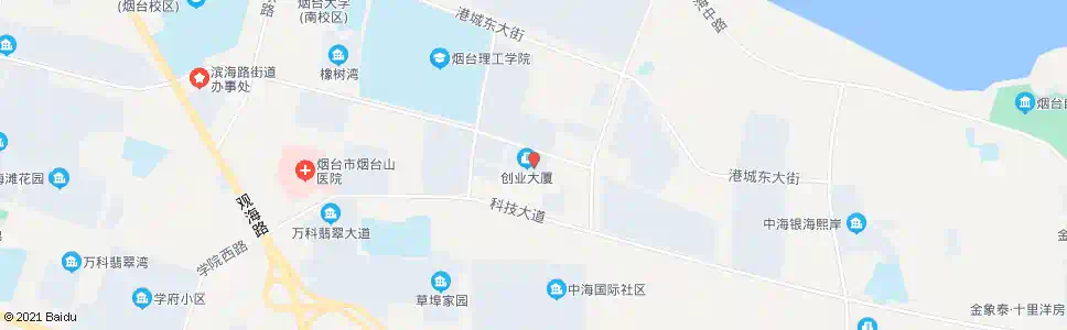 烟台高新区管委_公交站地图_烟台公交_妙搜公交查询2025
