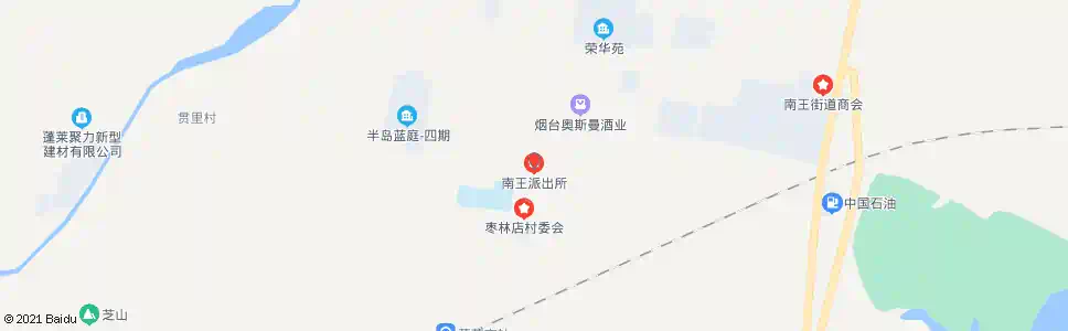 烟台南王派出所_公交站地图_烟台公交_妙搜公交查询2025