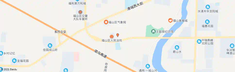 烟台福山区检察院_公交站地图_烟台公交_妙搜公交查询2025