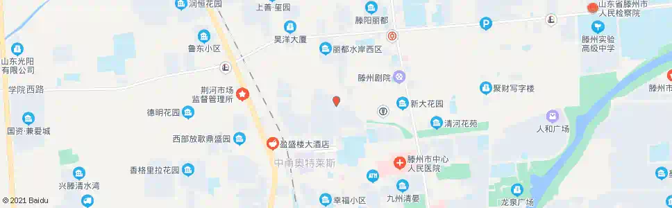 枣庄老干部活动中心(滕州)_公交站地图_枣庄公交_妙搜公交查询2025