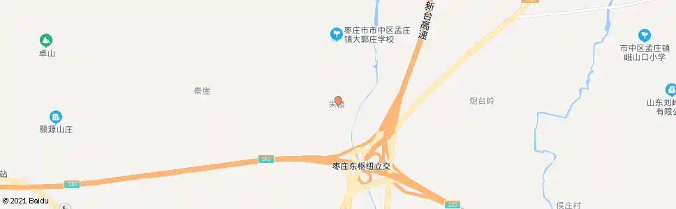 枣庄朱楼_公交站地图_枣庄公交_妙搜公交查询2025