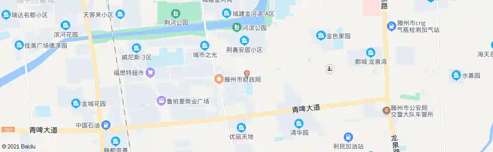 枣庄实小新校(滕州)_公交站地图_枣庄公交_妙搜公交查询2025