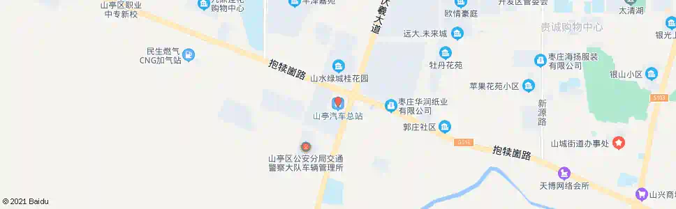 枣庄山亭汽车站_公交站地图_枣庄公交_妙搜公交查询2025